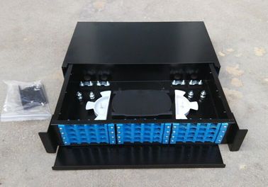 中国 金属の引出しのTypefiberの視覚の端子箱36/48の港の繊維光学のパッチ箱 サプライヤー