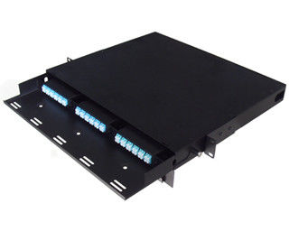 中国 パッチ盤の繊維光学の配電箱最高の3 x 24繊維MPO/MTPカセット3 LGXモジュールを滑らせます サプライヤー